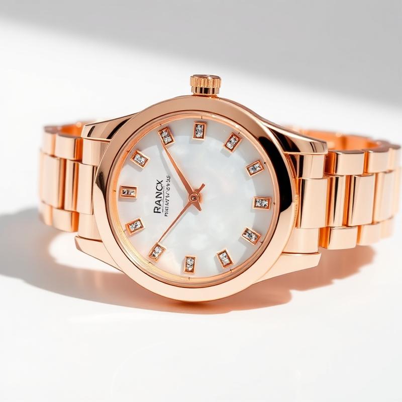ORAXI Aurora Rose timepiece